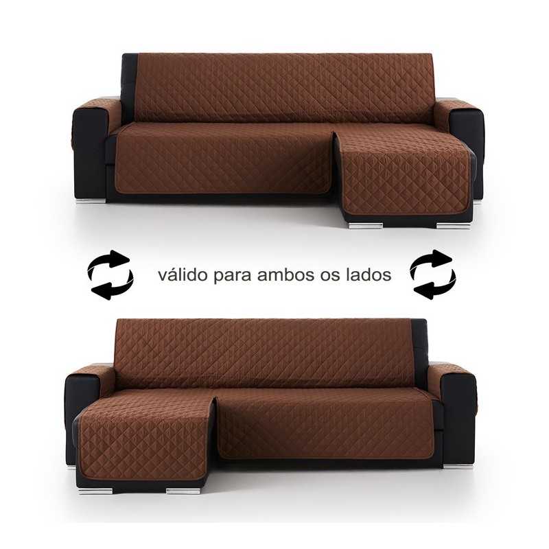 Funda Acolchada Reversible para Sofá Chaise Longue | ProtectSofa Funda Acolchada Reversible para Sofá Chaise Longue | ProtectSofa