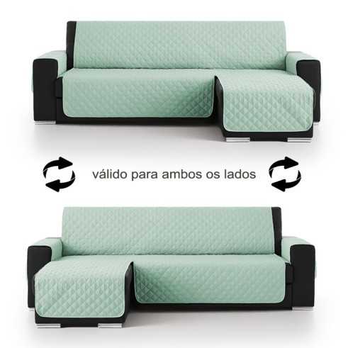 Funda Acolchada Reversible para Sofá Chaise Longue | ProtectSofa