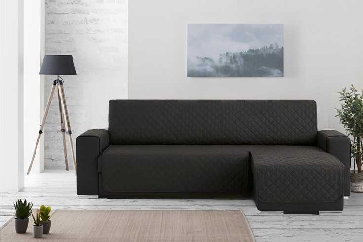 Funda Acolchada Reversible para Sofá Chaise Longue | ProtectSofa