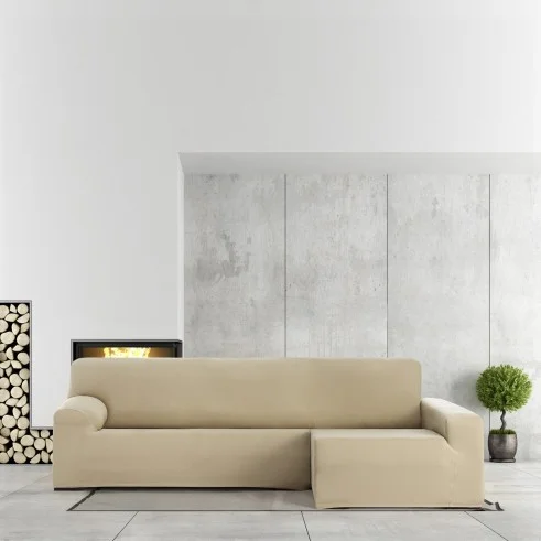 Funda Bielástica para Chaise Longue Modelo Bronx – Protección y Estilo