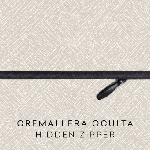 Funda de cojín anti manchas con cremallera modelo Fuji