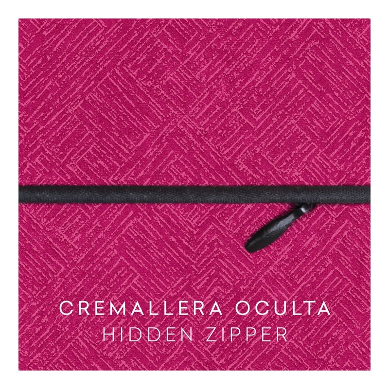 Funda de cojín anti manchas con cremallera modelo Fuji