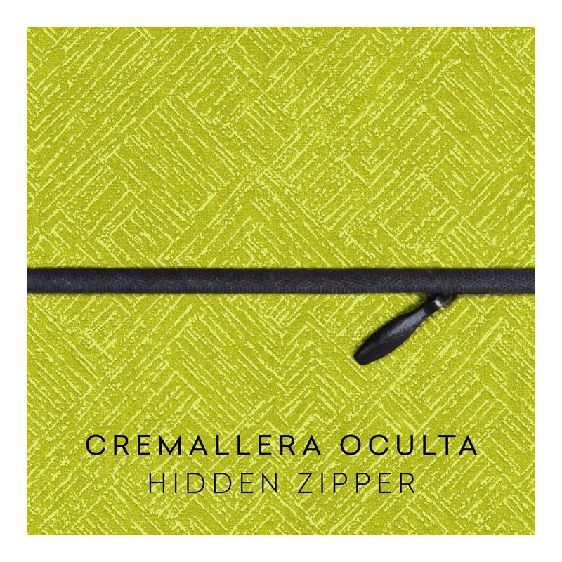 Funda de cojín anti manchas con cremallera modelo Fuji Funda de cojín anti manchas con cremallera modelo Fuji