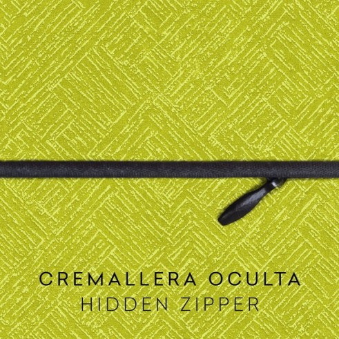 Funda de cojín anti manchas con cremallera modelo Fuji