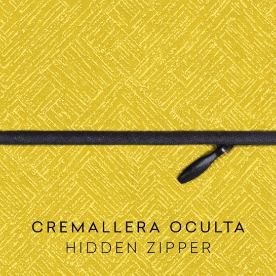 Funda de cojín anti manchas con cremallera modelo Fuji