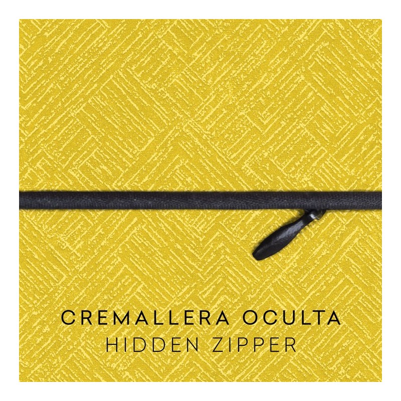 Funda de cojín anti manchas con cremallera modelo Fuji Funda de cojín anti manchas con cremallera modelo Fuji