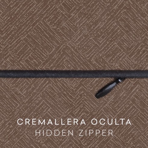 Funda de cojín anti manchas con cremallera modelo Fuji