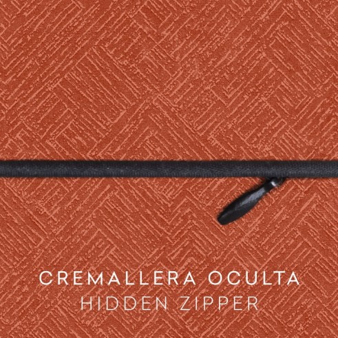 Funda de cojín anti manchas con cremallera modelo Fuji