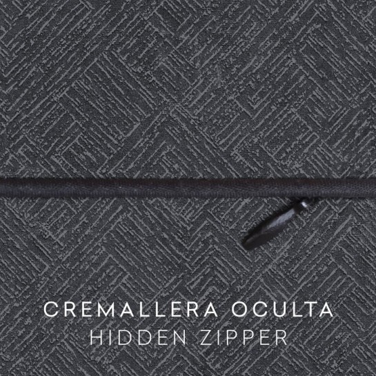 Funda de cojín anti manchas con cremallera modelo Fuji