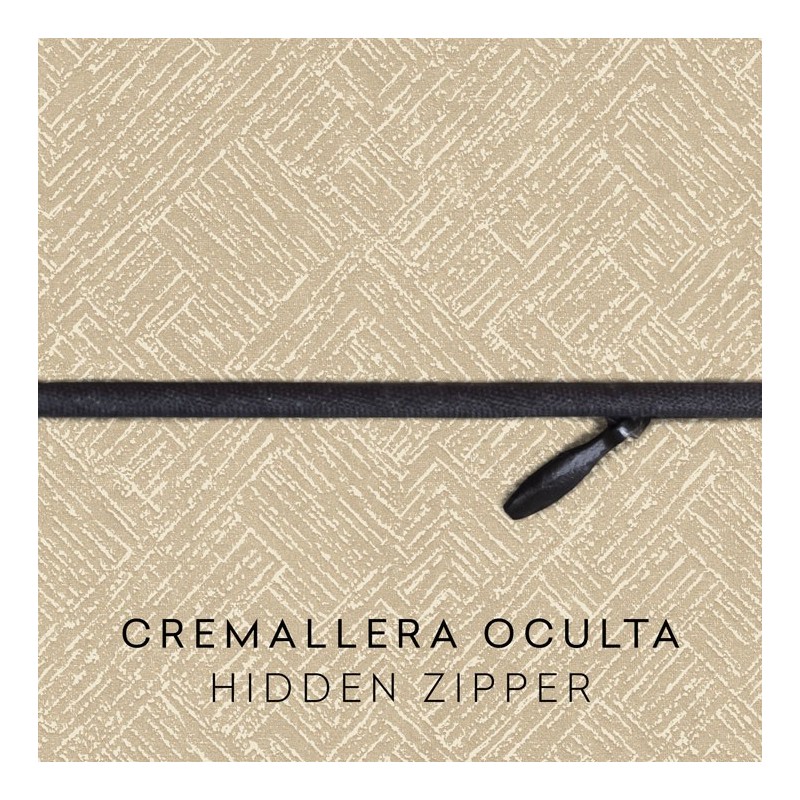 Funda de cojín anti manchas con cremallera modelo Fuji Funda de cojín anti manchas con cremallera modelo Fuji