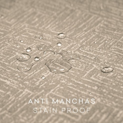 Funda de cojín anti manchas con cremallera modelo Fuji