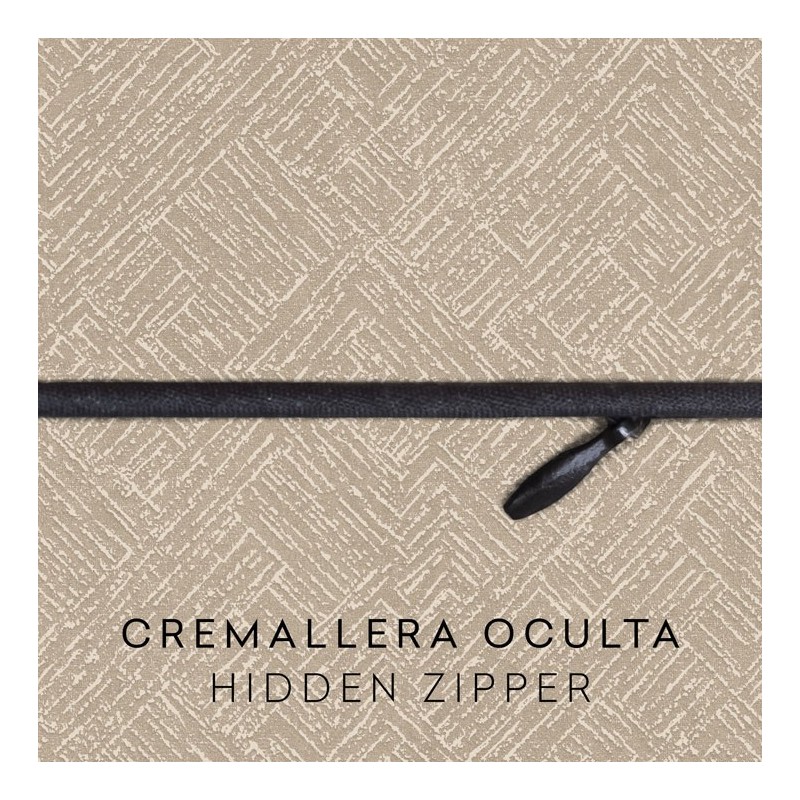 Funda de cojín anti manchas con cremallera modelo Fuji