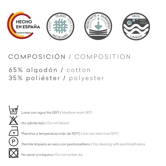 Funda de cojín con cremallera modelo Levante