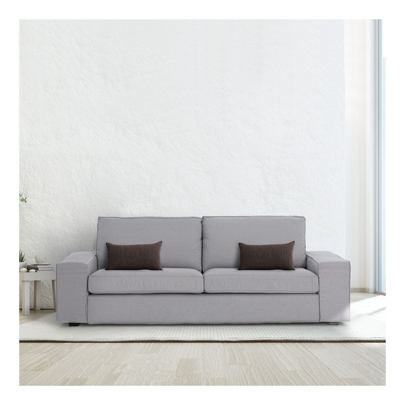 Funda chenilla con cremallera para cojín modelo Mid