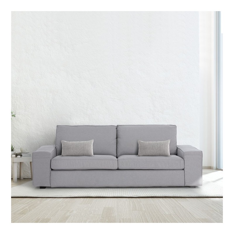 Funda chenilla con cremallera para cojín modelo Mid