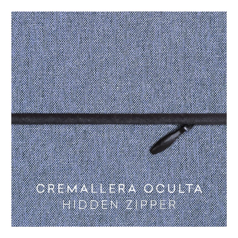 Funda con cremallera para cojín modelo Valeria