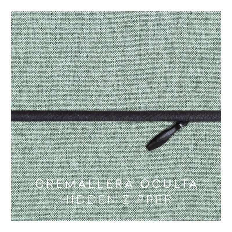 Funda con cremallera para cojín modelo Valeria