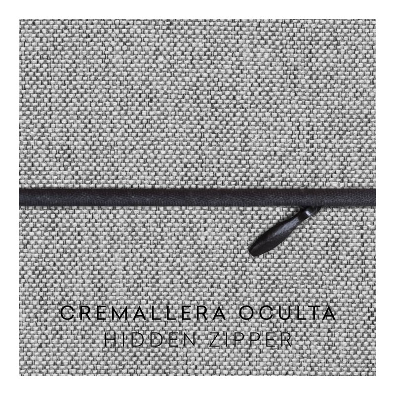 Funda con cremallera para cojín modelo Valeria