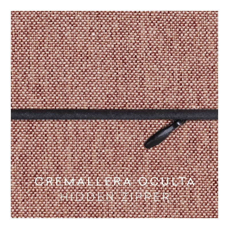 Funda con cremallera para cojín modelo Valeria