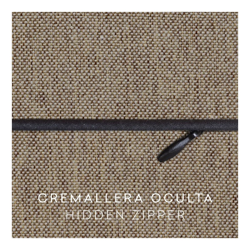 Funda con cremallera para cojín modelo Valeria