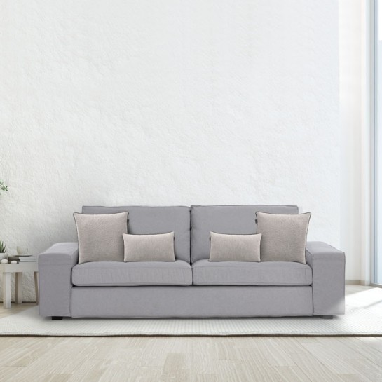 Funda con cremallera para cojín modelo Valeria