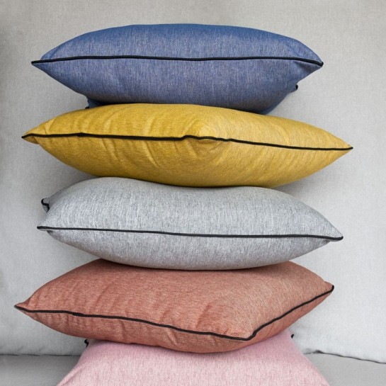 Funda con cremallera para cojín modelo Valeria