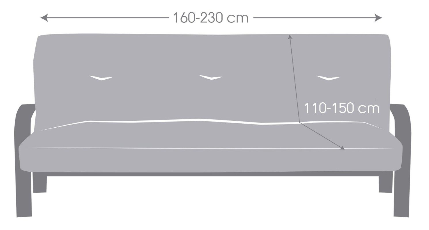 Funda para Sofá Cama de Madera Roc | Ajuste Elástico Total