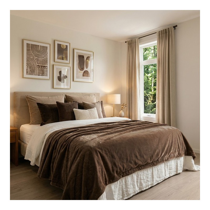 Manta Pierre Cardin para sofá — Fibra acrílica dralón fabricada en España