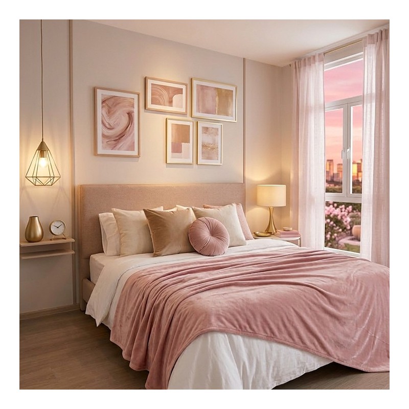 Manta Pierre Cardin para sofá — Fibra acrílica dralón fabricada en España