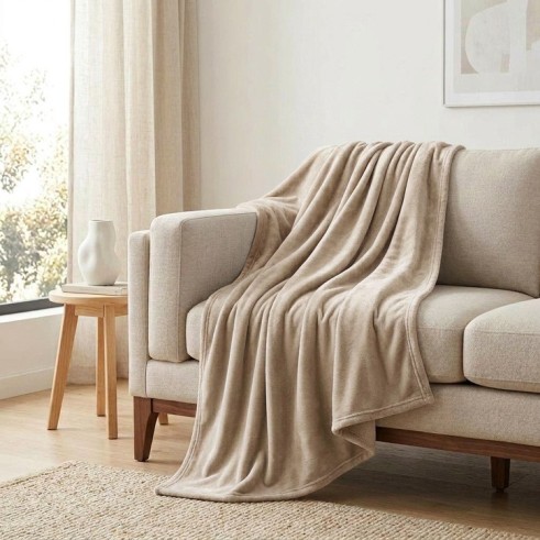 Manta suave de invierno Sedalina para sofá — 100% poliéster