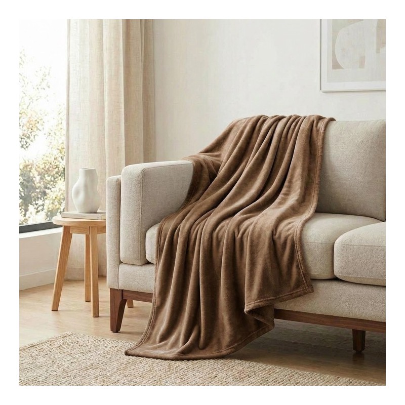 Manta suave de invierno Sedalina para sofá — 100% poliéster Manta suave de invierno Sedalina para sofá — 100% poliéster
