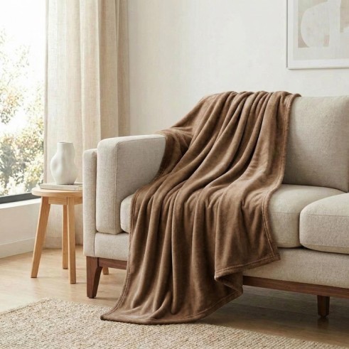Manta suave de invierno Sedalina para sofá — 100% poliéster