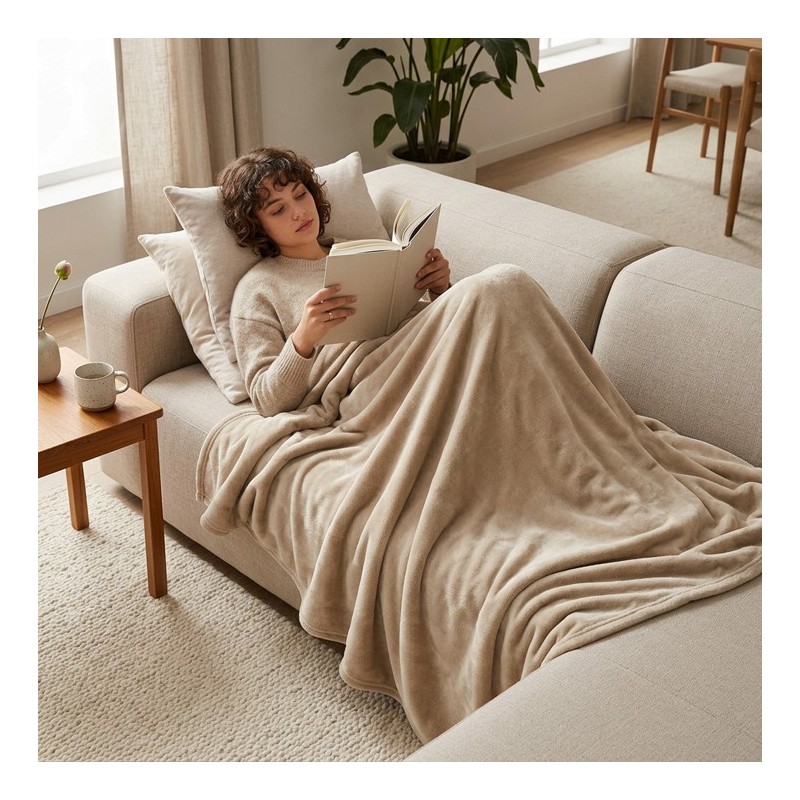 Manta suave de invierno Sedalina para sofá — 100% poliéster
