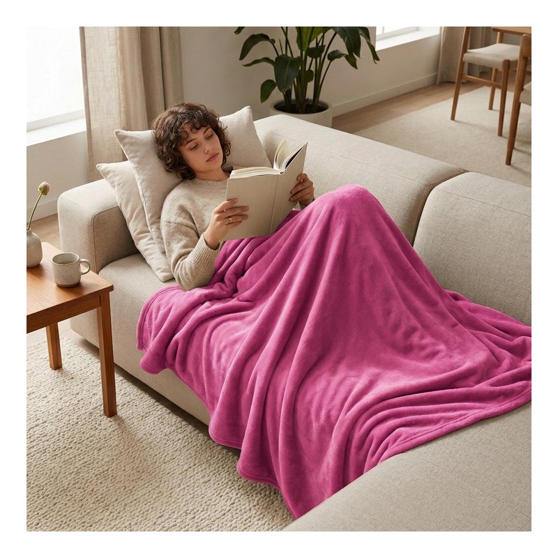 Manta suave de invierno Sedalina para sofá — 100% poliéster