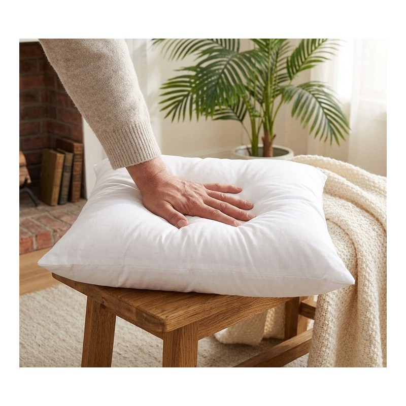 Relleno para cojines decorativos — Fibra sintética hipoalergénica y antiácaros