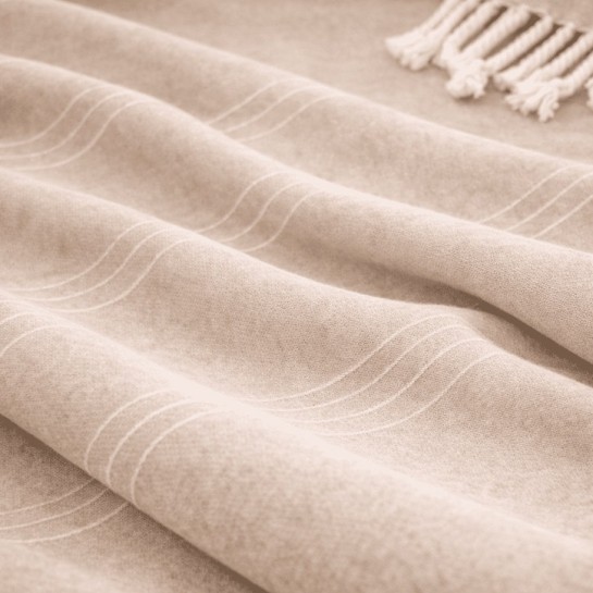 Plaid Foulard Multiusos para sofá y cama con flecos