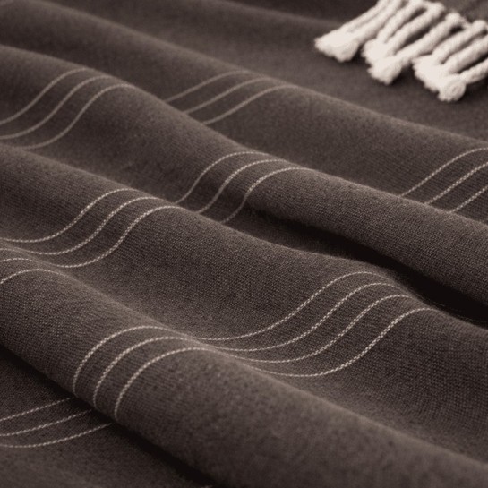 Plaid Foulard Multiusos para sofá y cama con flecos