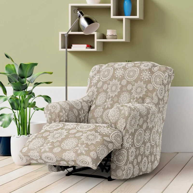 Funda superelástica para sillón relax pies juntos modelo Salsa Funda superelástica para sillón relax pies juntos modelo Salsa