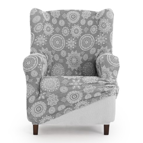 Funda Superelástica para Sillón Orejero Modelo Salsa – Diseño Floral y Cobertura Total