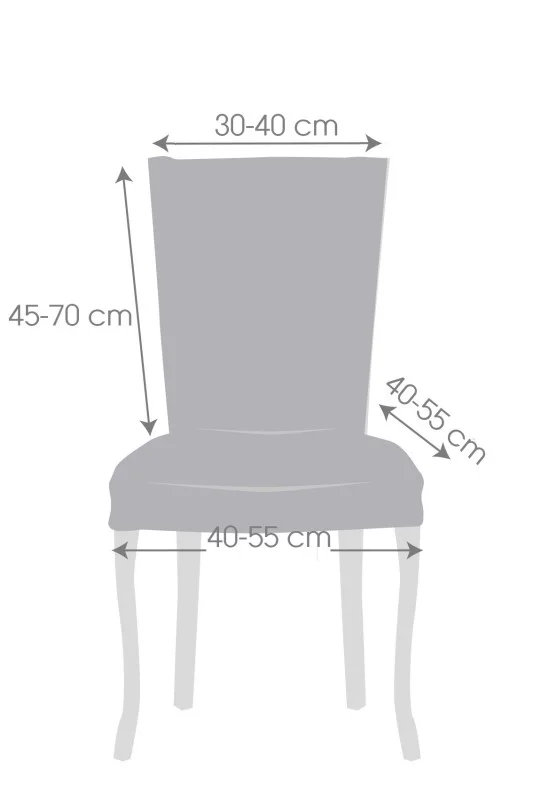 Pack dos fundas superelásticas con respaldo para silla modelo Salsa Pack dos fundas superelásticas con respaldo para silla modelo Salsa