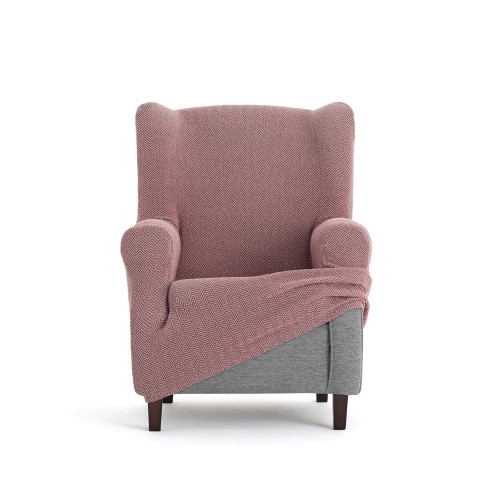 Funda Superelástica para Sillón Orejero Modelo Jaz – Elegancia Moderna con Chevron