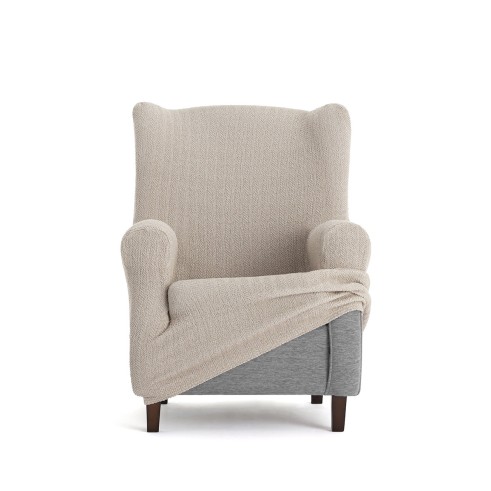 Funda Superelástica para Sillón Orejero Modelo Jaz – Elegancia Moderna con Chevron