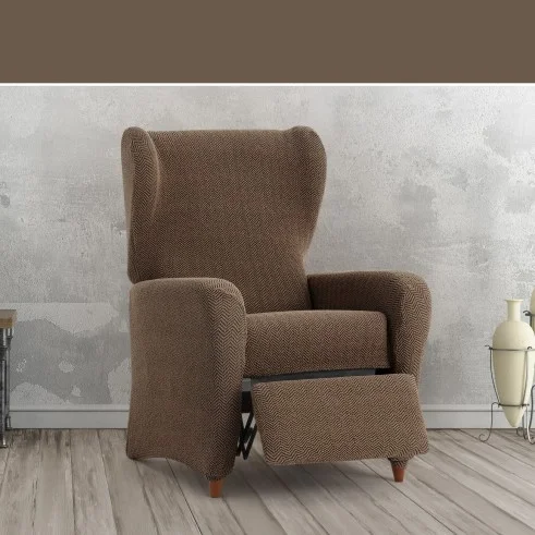 Funda Superelástica para Sillón Relax Modelo Jaz – Estilo Chevron y Comodidad