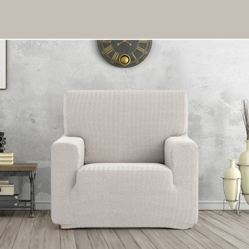 Funda Superelástica para Sillón Modelo Jaz – Cuidado y Estilo con Textura Chevron