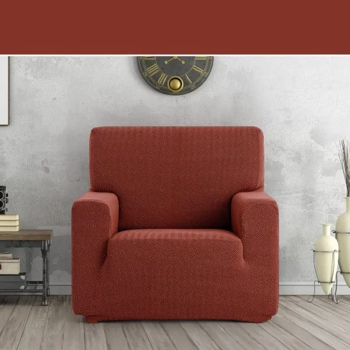 Funda Superelástica para Sillón Modelo Jaz – Cuidado y Estilo con Textura Chevron