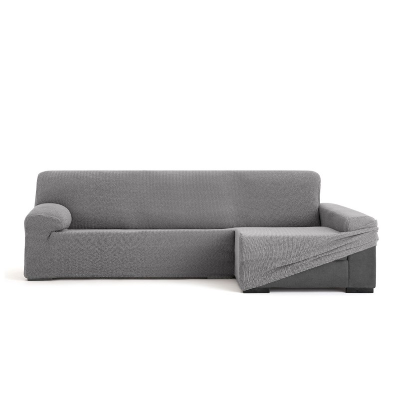Funda Superelástica para Chaise Longue Modelo Jaz – Cobertura Chevron y Comodidad Funda Superelástica para Chaise Longue Modelo Jaz – Cobertura Chevron y Comodidad