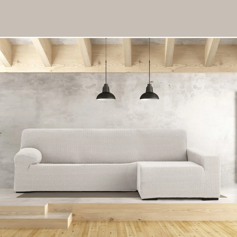 Funda para chaise longue superelástica modelo Jaz Funda para chaise longue superelástica modelo Jaz