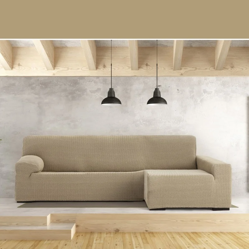 Funda para chaise longue superelástica modelo Jaz Funda para chaise longue superelástica modelo Jaz