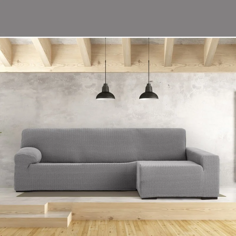 Funda para chaise longue superelástica modelo Jaz Funda para chaise longue superelástica modelo Jaz