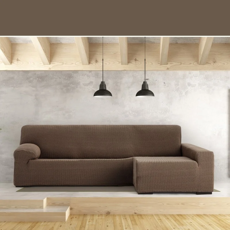 Funda para chaise longue superelástica modelo Jaz Funda para chaise longue superelástica modelo Jaz